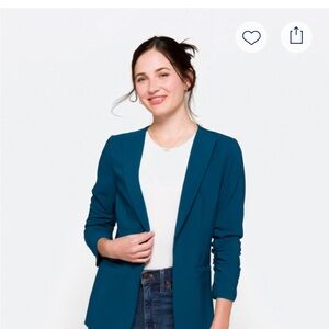 Skies Are Blue - Raja Collarless Blazer